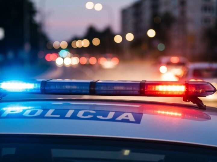 Nocny chaos w Kostrzynie: Policja szybko zatrzymała sprawcę zniszczeń
