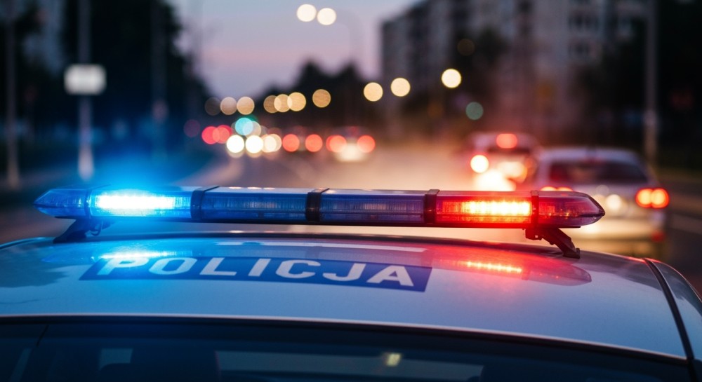 Nocny chaos w Kostrzynie: Policja szybko zatrzymała sprawcę zniszczeń